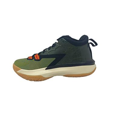 Imagem de Nike T nis de basquete infantil Jordan Zion 1 (GS), Verde carbono/preto-aspargos, 4 Big Kid