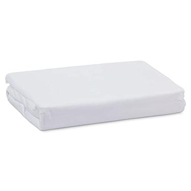 Imagem de Lençol com Elástico Casal Percal 300 fios Platine Branco 1 peça