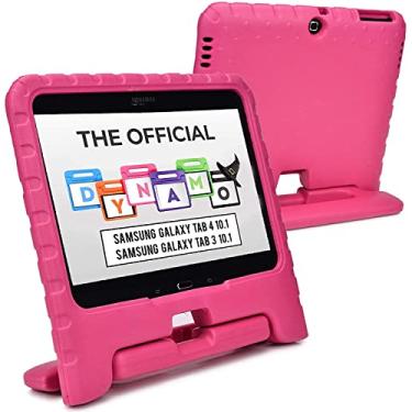 Imagem de Capa Infantil Maleta Compatível Para Samsung Galaxy Tab 4 10.1'' T535 T530 T531 ROSA. EVA, Emborrachada, Leve