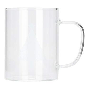 Imagem de HOKZYHOUSE Copo de leite transparente de 350 ml, caneca de café copos de chá com alça para suprimentos de cozinha, chá e doses de café expresso, para Natal e uso diário (#1)