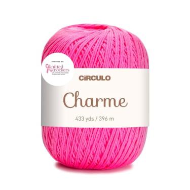 Imagem de Fio Circulo Charme para crochê e tricô - 100% algodão virgem brasileiro mercerizado - Peso esportivo macio - Cor 3182 - Pitaya