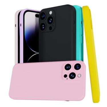 Imagem de Capa Capinha Case Compatível Apple iPhone 15 Pro Max Silicone Aveludada Com Proteção De Camera (VERDE MILITAR)