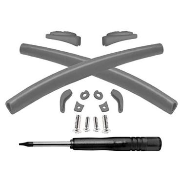 Imagem de Vonxyz Kits de borracha de substituição para óculos de sol Oakley Juliet - cinza