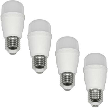 Imagem de Kit 4 Lâmpadas Led Compacta E27 4,8w 3000k Bivolt