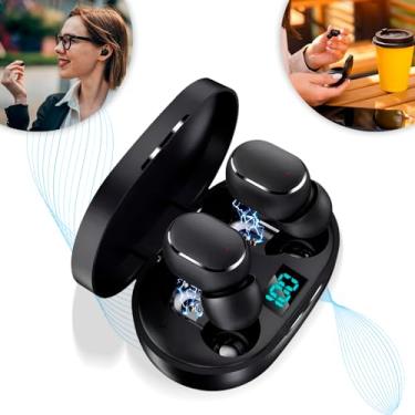 Imagem de Fone De Ouvido Bluetooth 5.1 Sem Fio Tws Wireless Com Visor Compatível Com Iphone Android Intra-Auricular Microfone Estéreo com Redução de Ruído Linha Premium