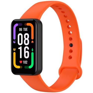 Imagem de Pulseira Silicone Colorida Para Xiaomi Redmi Smart Band Pro DM ACESSÓRIOS (LARANJA)