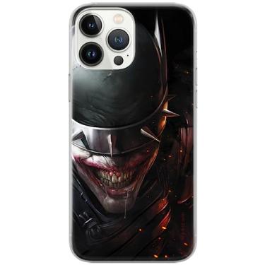 Imagem de ERT GROUP Capa de celular para Apple iPhone 13 PRO original e oficialmente licenciada DC padrão Batman Who Laughs 002 otimamente adaptada à forma do celular, capa feita de TPU
