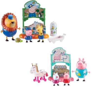 Imagem de Brinquedos De Meninas Peppa Pig Cenários Temáticos da Peppa e Acessórios