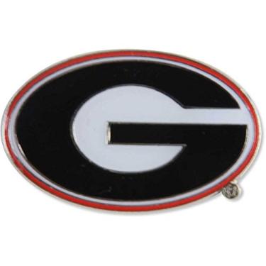 Imagem de aminco Broche com logotipo da equipe NCAA Georgia Bulldogs, cor da equipe (CCP-PN-001-09)
