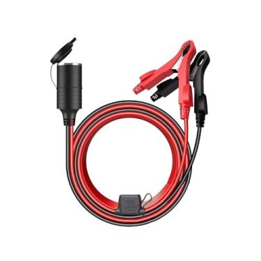 Imagem de Poderoso carregador de carro 10A divisor de isqueiro - 12/24V, saída 120/240W, vermelho e preto, retardador de chamas - adaptador ideal para isqueiro de carro