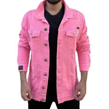 Imagem de Jaqueta Jeans Sarja Neon Masculina Premium Austin Club-Masculino