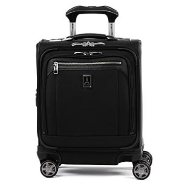 Imagem de Travelpro Platinum Elite Bolsa de mão com porta USB, Sombra preta, 16-Inch, Sacola Platinum Elite com giro embaixo do assento com porta USB