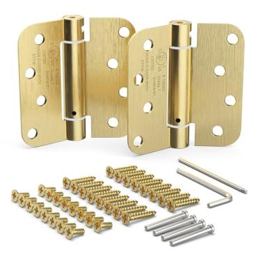 Imagem de Dobradiças de porta de fechamento automático, dobradiça de mola, dobradiças com mola, dobradiça de porta de mola, dobradiças de porta de fechamento automático, 10 cm, dobradiça de fechamento