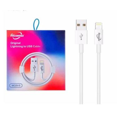 Imagem de Átomo  Cabo Micro USB para carregamento de dispositivos móveis com Lig