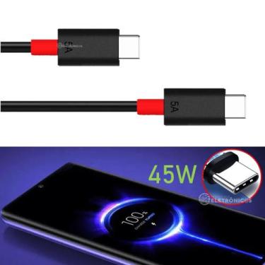 Imagem de Cabo de Dados Original ZTD Usb USB-C X USB-C Tpe 45W Com Cabo 1 Metro 