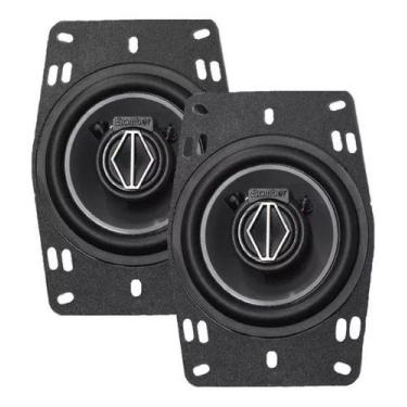 Imagem de Auto Falante Triaxial Som Bomber 4 Bbr4 4x6 46 100w Rms Par, Preto