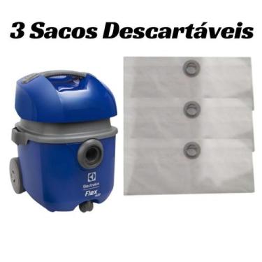 Imagem de Sacos Aspirador De Pó Electrolux tipo Flex C/3UN - ORIPLAST