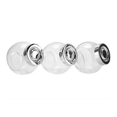 Imagem de Jogo De 3 Potes Para Temperos De Vidro Casambiente