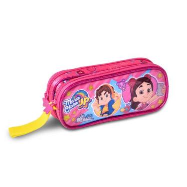 Imagem de Estojo Duplo Maria Clara e JP Meninas Estampa Escolar - Clio Style, Ro