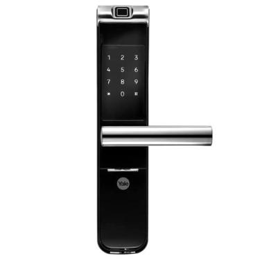 Imagem de Fechadura Digital Yale  YMF 40A com Biometria e Senha, Preto e Prata
