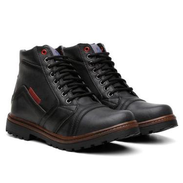 Imagem de Bota Casual Militar Cano Alto Coturno Masculino Firenze Premium Confor