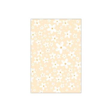 Imagem de Painel De Festa Vertical 1,50 x 2,20 -  Flores Margaridas Bege 146 - V