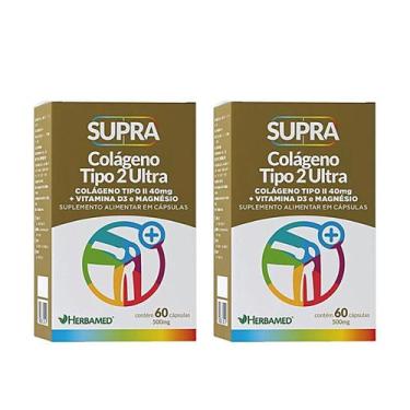 Imagem de Kit 2 Supra Colágeno Tipo 2 Ultra 60 Capsulas - Herbamed