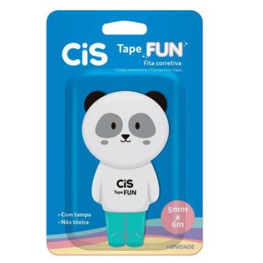 Imagem de Fita Corretiva Cis Tape Fun 4 Modelos Divertido 5mm X 6m