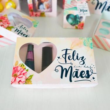 Imagem de Caixa Dia das Mães com Sabonete Esmalte e Batom