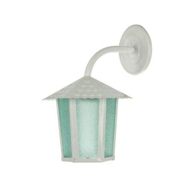 Imagem de Arandela Colonial Blumenau Iluminação Vidro Pontilhado Branc - Blumena