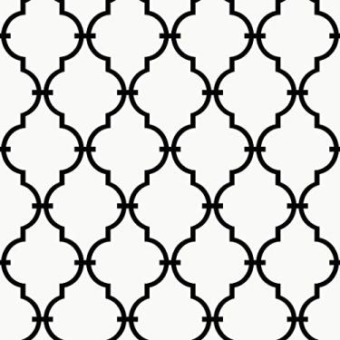 Imagem de RoomMates RMK9018WP papel de parede preto moderno treliça para destacar e colar