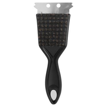 Imagem de Escova Raspadora 2 Funções para Churrasqueira Preto Mr Beef