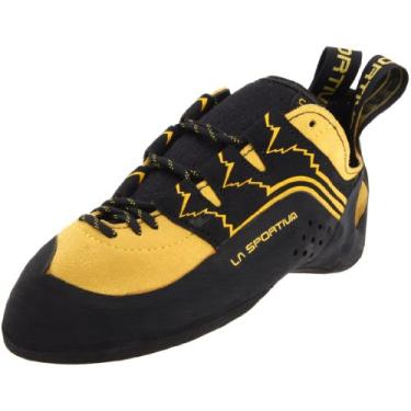 Imagem de La Sportiva Katana Lace Vibram XS Edge Tênis de escalada 34,5 M EU (3 M EUA), Amarelo, 1