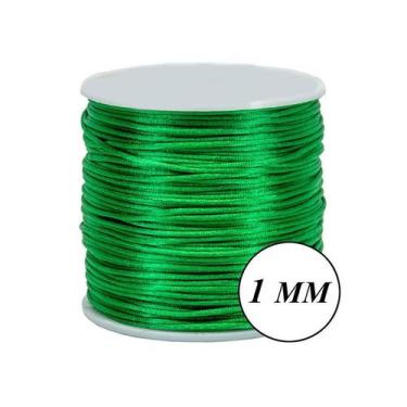 Imagem de Fio Cordão Cetim 100m Seda Rabo Rato de Rato 1mm - Rolos Vários Tamanh