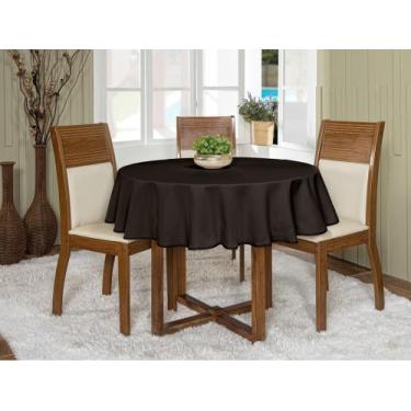 Imagem de Toalha De Mesa Redonda 1,45m Oxford Várias Cores Buffet - LuxBella, Ta