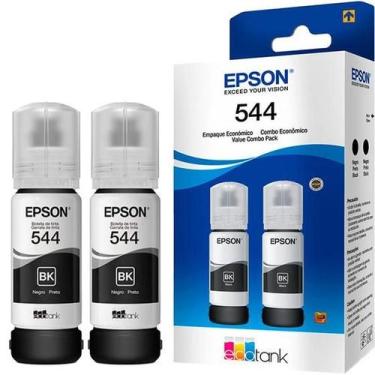 Imagem de KIt 02 Garrafas de Tinta Preta T544120-2P para impressora L3150 - Eps0