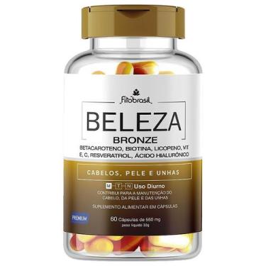 Imagem de Beleza - Bronze - 60 cáps com Betacaroteno, Licopeno, Pinus Pinaster, 