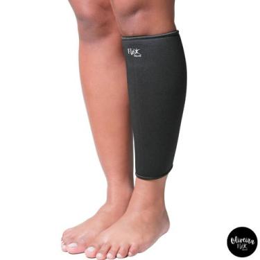 Imagem de Panturrilha Canela Protetor Longa Neoprene Suporte Profissional Treino