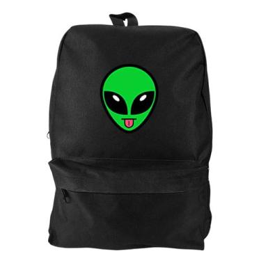 Imagem de Mochila Bolsa Masculina Basica Escolar Pega a Visão Estampado Et Verde
