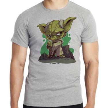 Imagem de Camiseta Yoda Star Wars Blusa criança infantil juvenil adulto camisa t
