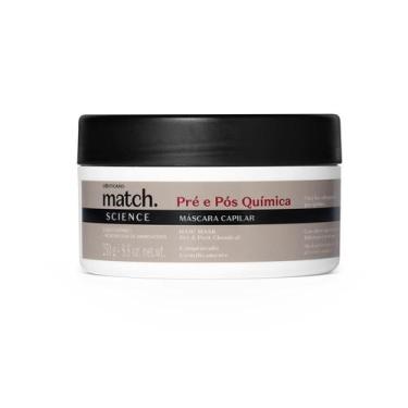 Imagem de O BOTICARIO MATCH SCIENCE MASCARA PRÉ E PÓS QUÍMICA 250g - BOTICÁRIO