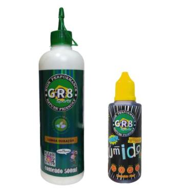 Imagem de Lubrificante Cera Bike Corrente Úmido e Premium Bicicleta 500ml e 70ml