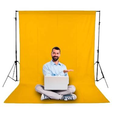 Imagem de MONT MALHAS, TECIDO FUNDO INFINITO AMARELO OURO PARA ESTÚDIO FOTOGRÁFICO 4,00 x 1,90 METROS