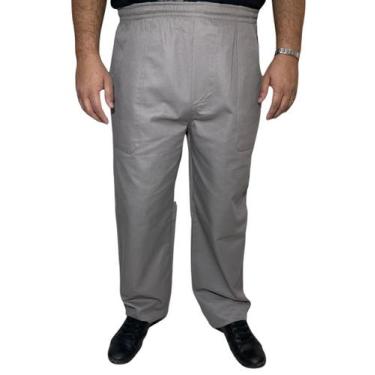 Imagem de Calça De Uniforme Profissional Brim Pesado- Cinza - Innova Bordados, G