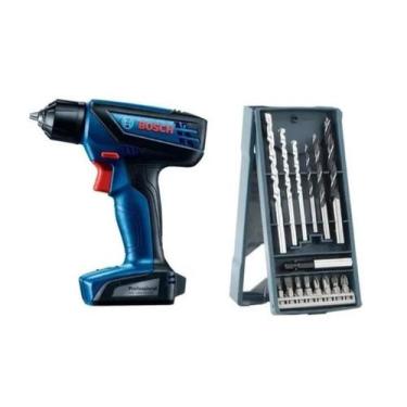 Imagem de Parafusadeira/Furadeira À Bateria GSR 1000 Bosch + Jogo de Brocas