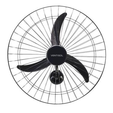 Imagem de Ventilador de Parede Ventisol New Premium 60cm Preto 127v [F002]