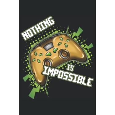 Imagem de Nothing is impossible: Point grid notebook (6x9 inches) with 120 pages