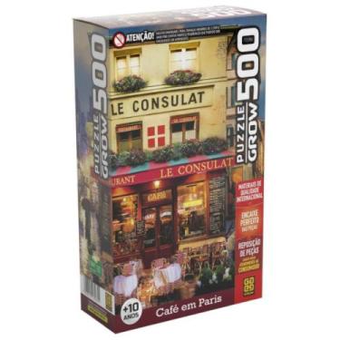 Imagem de Quebra cabeca cafe em paris 500 pecas grow, ., UN