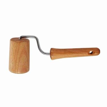 Imagem de Rolo de Massa para Pastelaria e Pizza Rolo de Padeiro Assar de Madeira Com Rolo de Cerâmica Utensílios de Cozinha Ferramentas e Acessórios Alça Antiaderente Utensílios de Cozinha