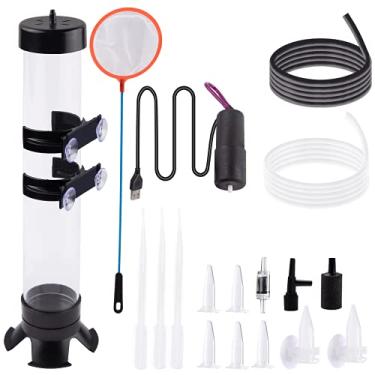 Imagem de NestBasics Kit de incubação de camarão, salmoura, ovos, camarão, incubadora, salmoura, camarão, ovos, incubadora, artemia, kit de máquina de incubação